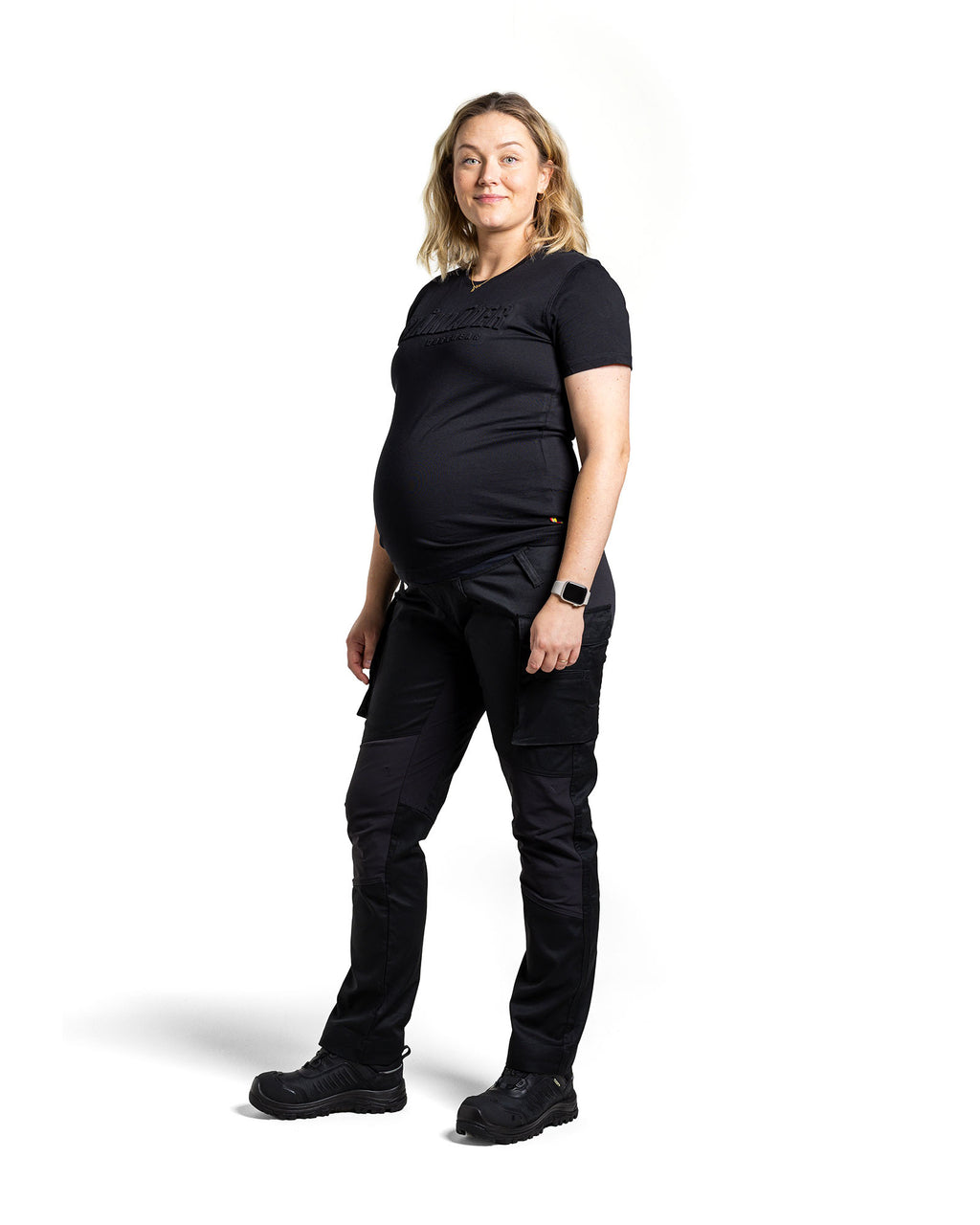 Maternity service pants with stretch - Black