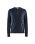 Flame Resistant Henley - Navy blue