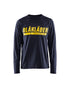 Long Sleeve Branded T-shirt - Dark navy blue