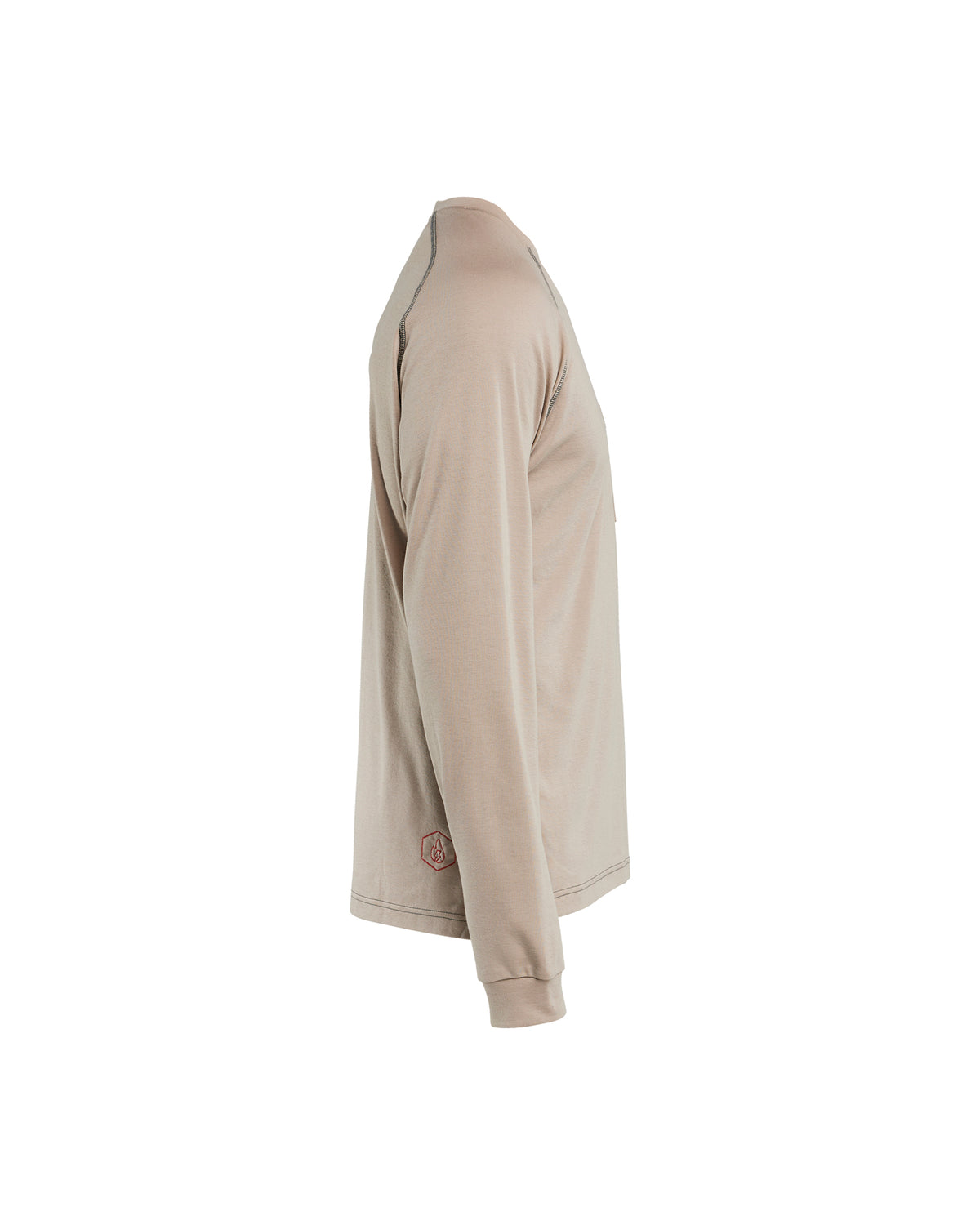 Flame Resistant Long Sleeve T-Shirt - Stone