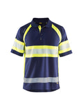 Polo Haute-Visibilité - Marine/Jaune fluo