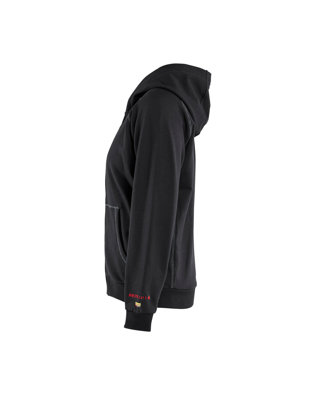 Women's Flame Resistant Full Zip Hoodie - Black