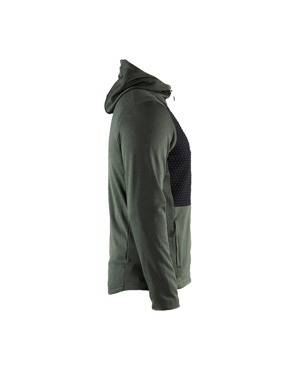 Hooded Tech Jacket - Autumn green/Black