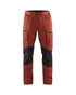 Stratus Lite Stretch Pants - Burned Red/Black
