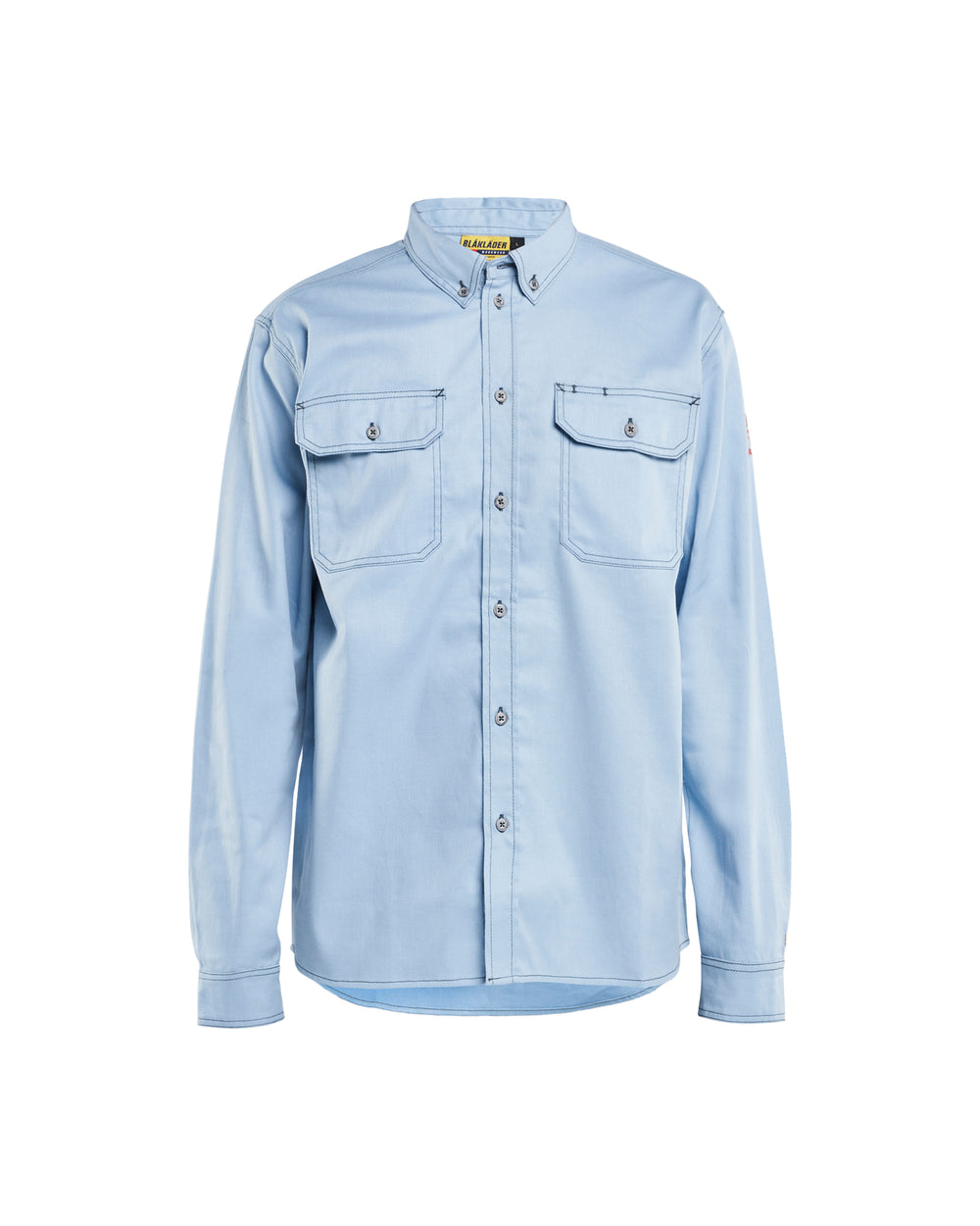 Flame Resistant Button-Up Shirt - Light blue