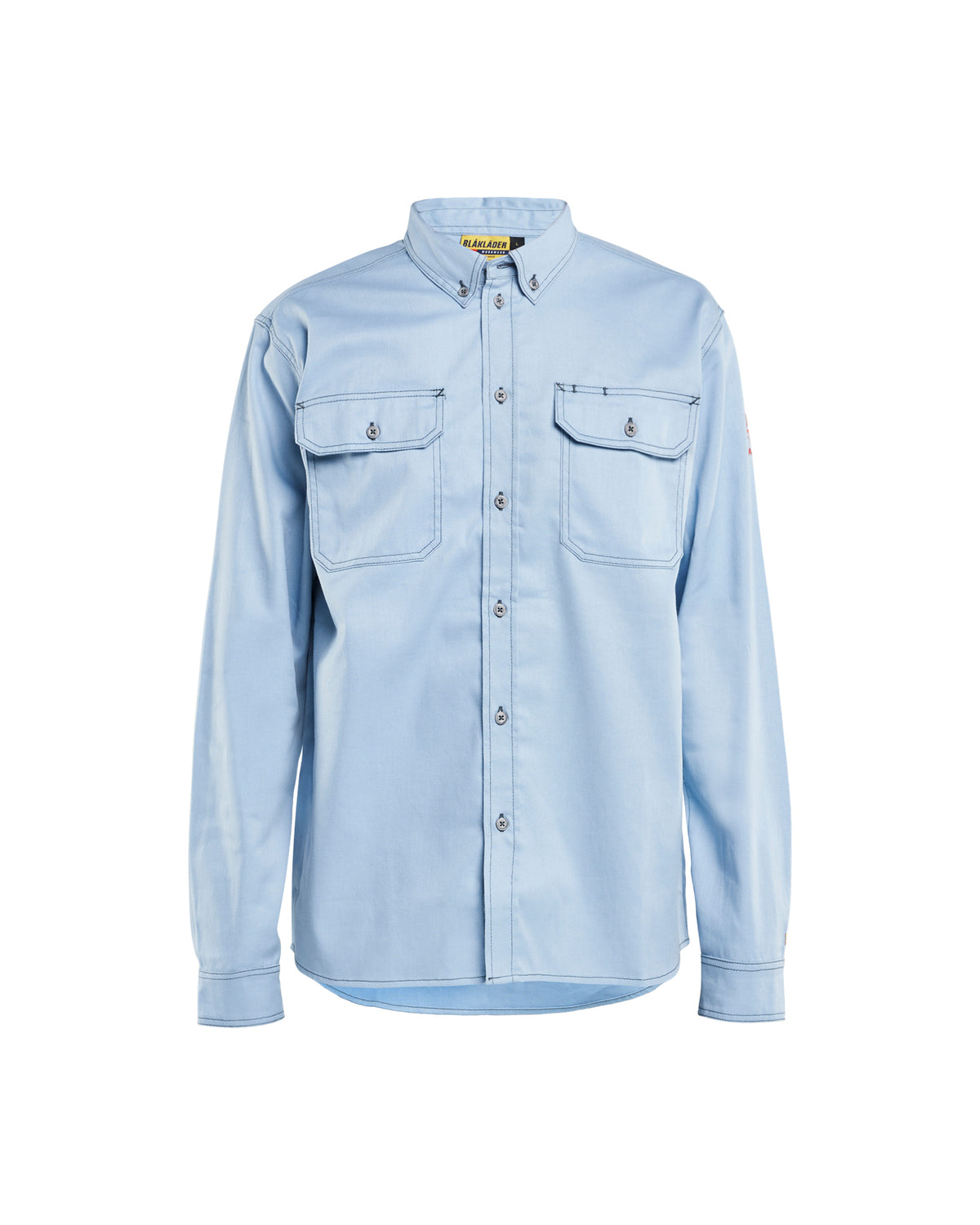 Flame Resistant Button-Up Shirt - Light Blue