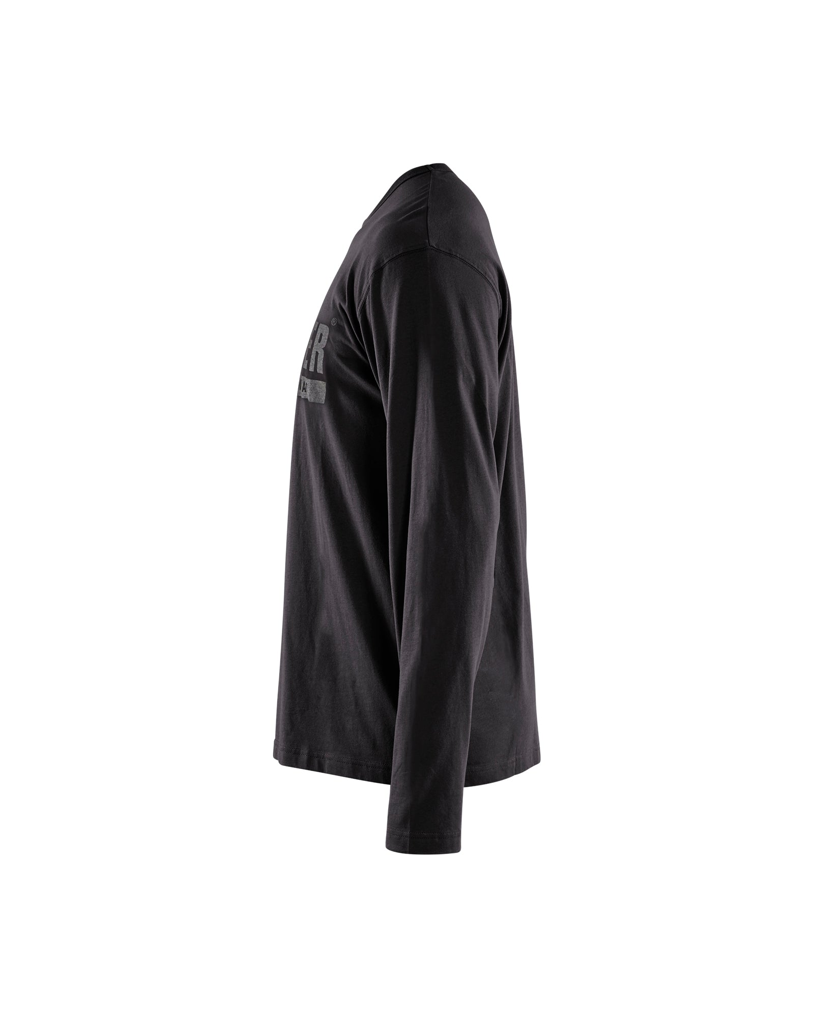 Long Sleeve Branded T-shirt - Black