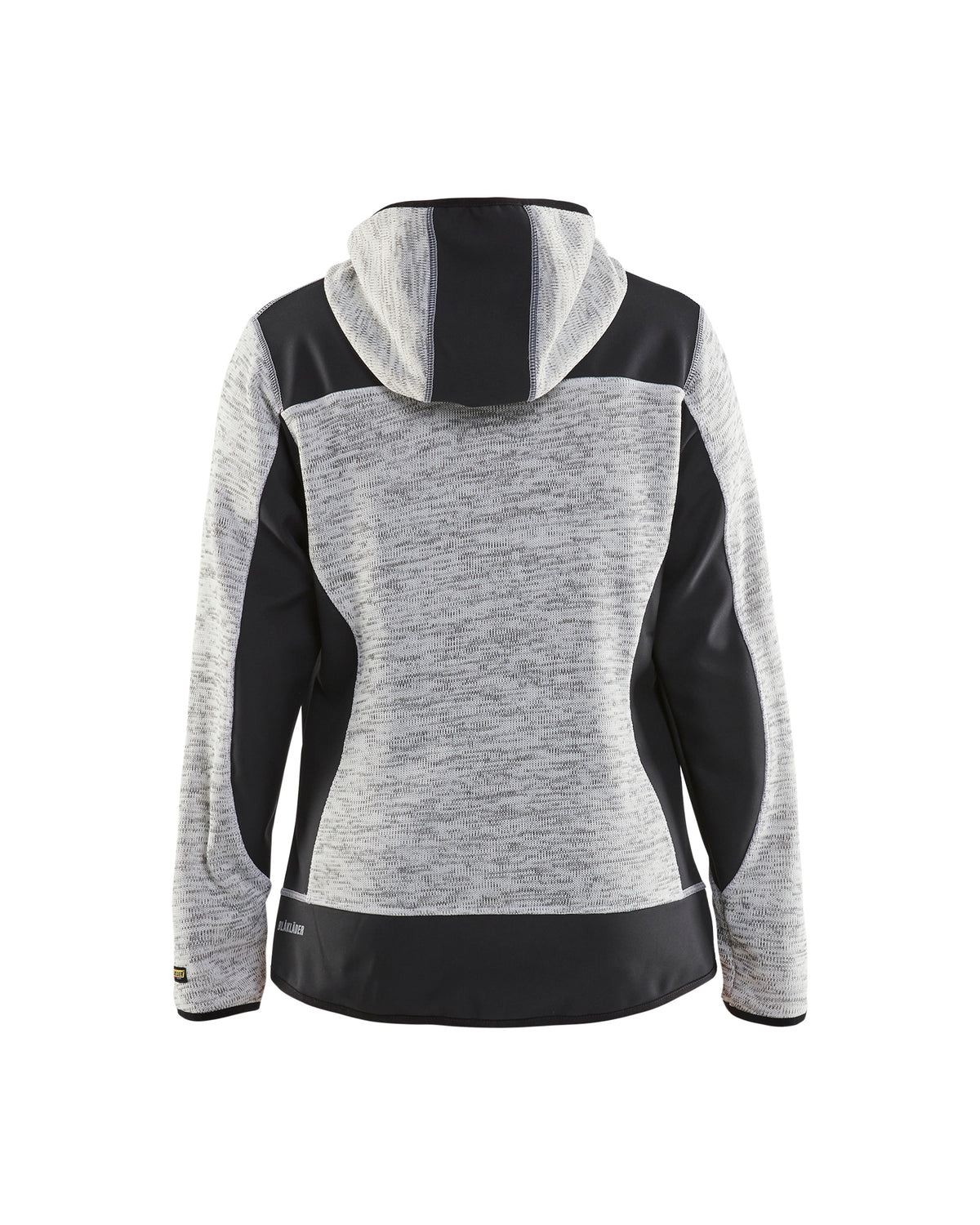 Women's Knitted Jacket - Grey melange/Black