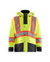 Hi-Vis CSA Rain Jacket - Yellow Hi-viz/Black