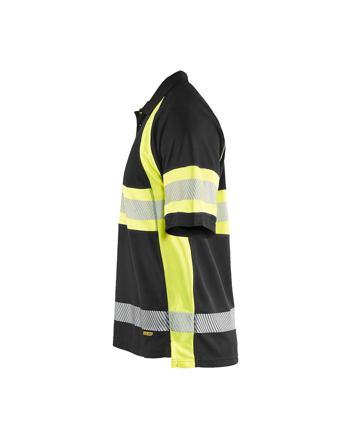 Visibility Polo - Black / Hi-Vis Yellow