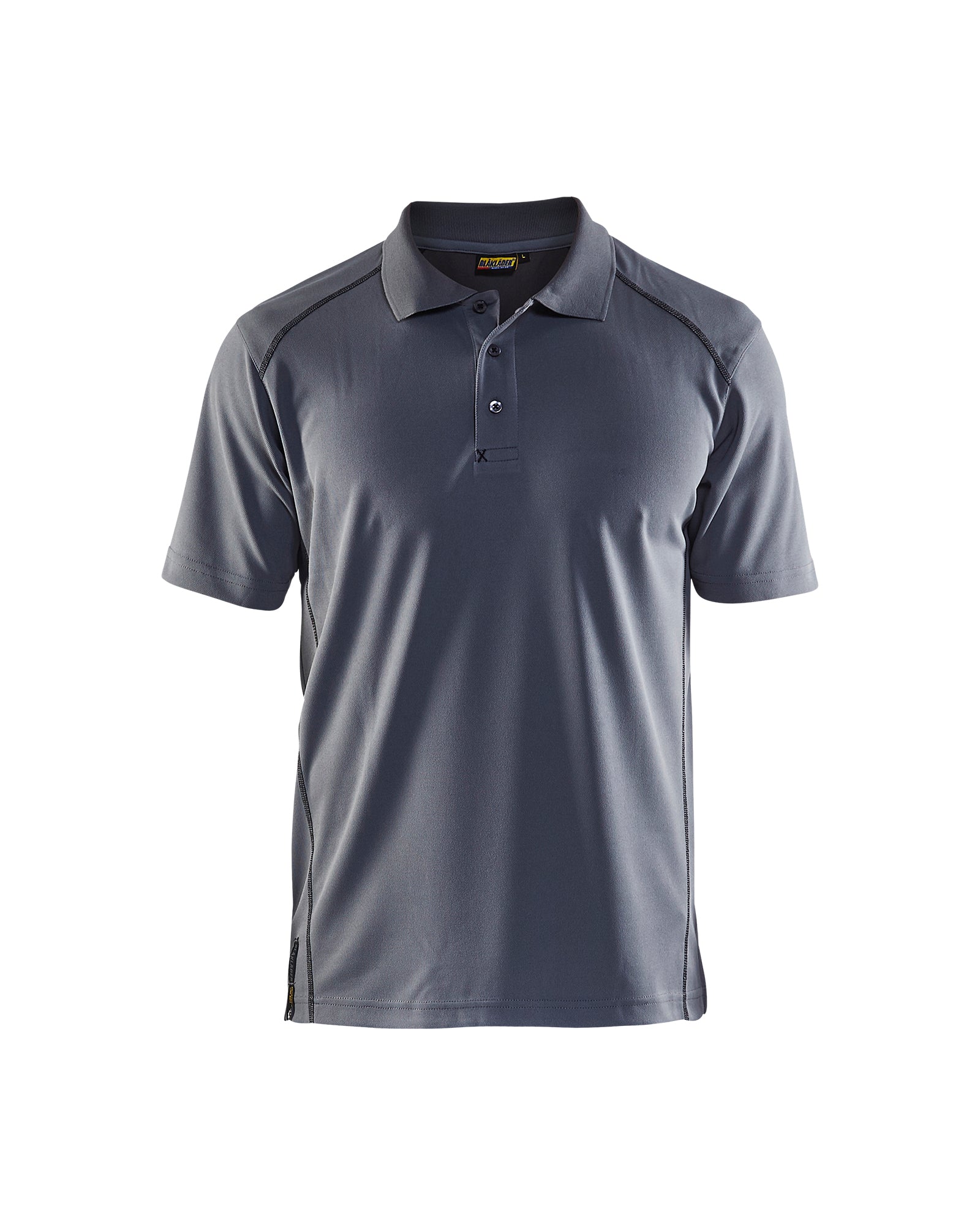 Short Sleeve Polo Shirt - Grey