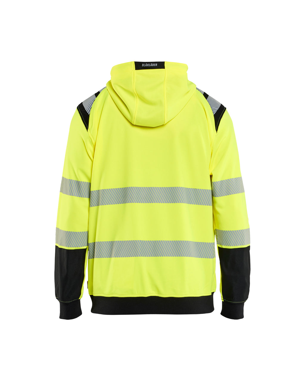 Hi-Vis Zip Sweatshirt - Yellow Hi-viz/Black