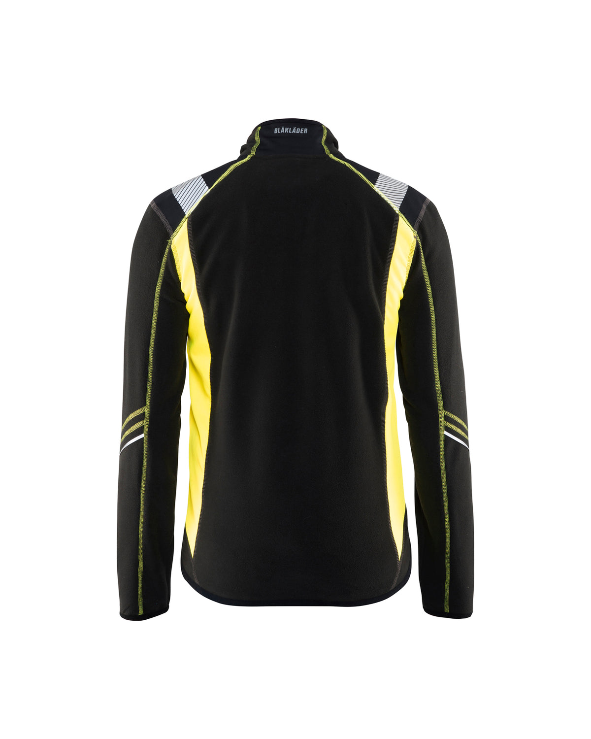 Micro Fleece Visibility Jacket - Black/Yellow Hi-viz