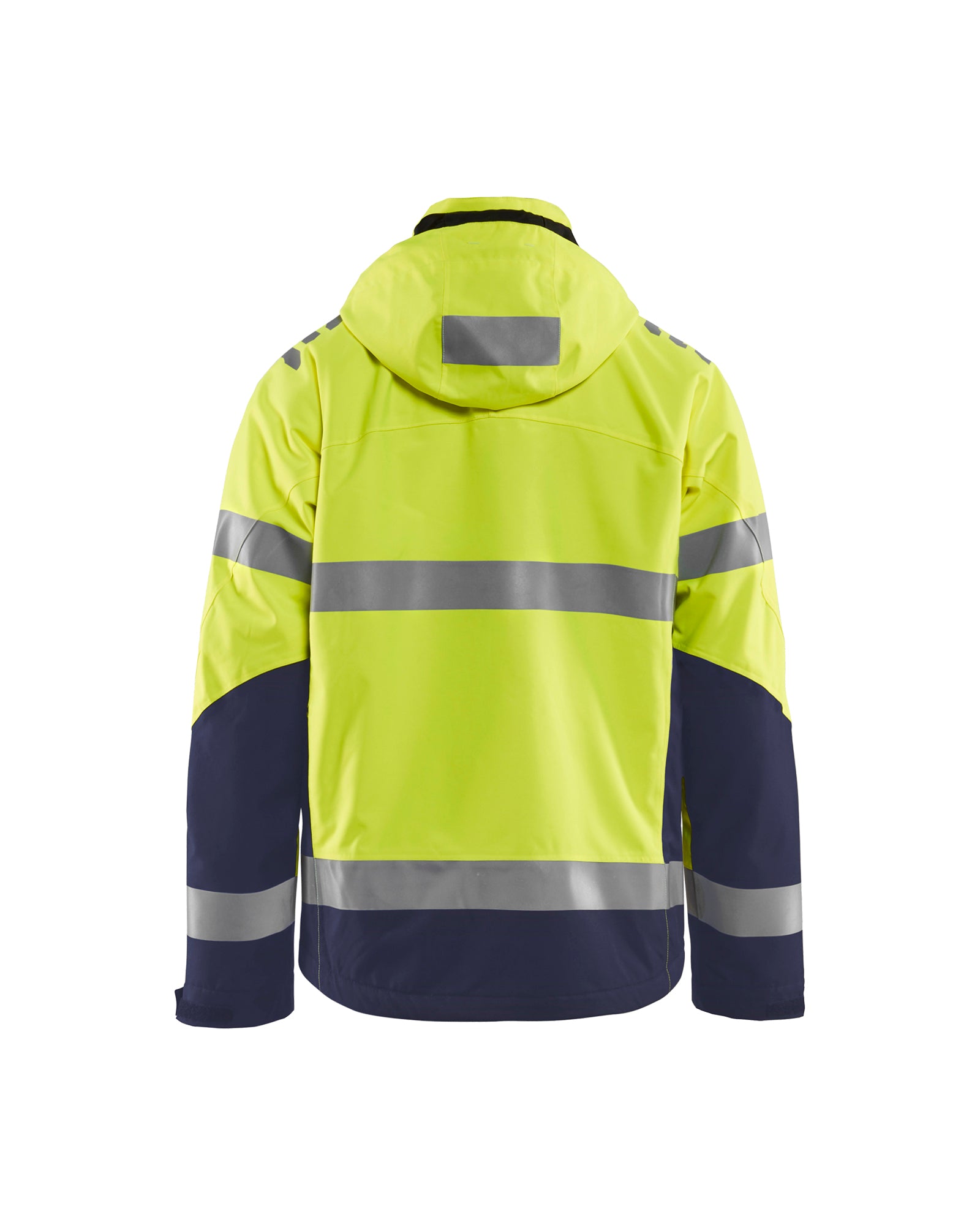 Hi-Vis Air Mesh Jacket - Yellow Hi-viz/Navy blue