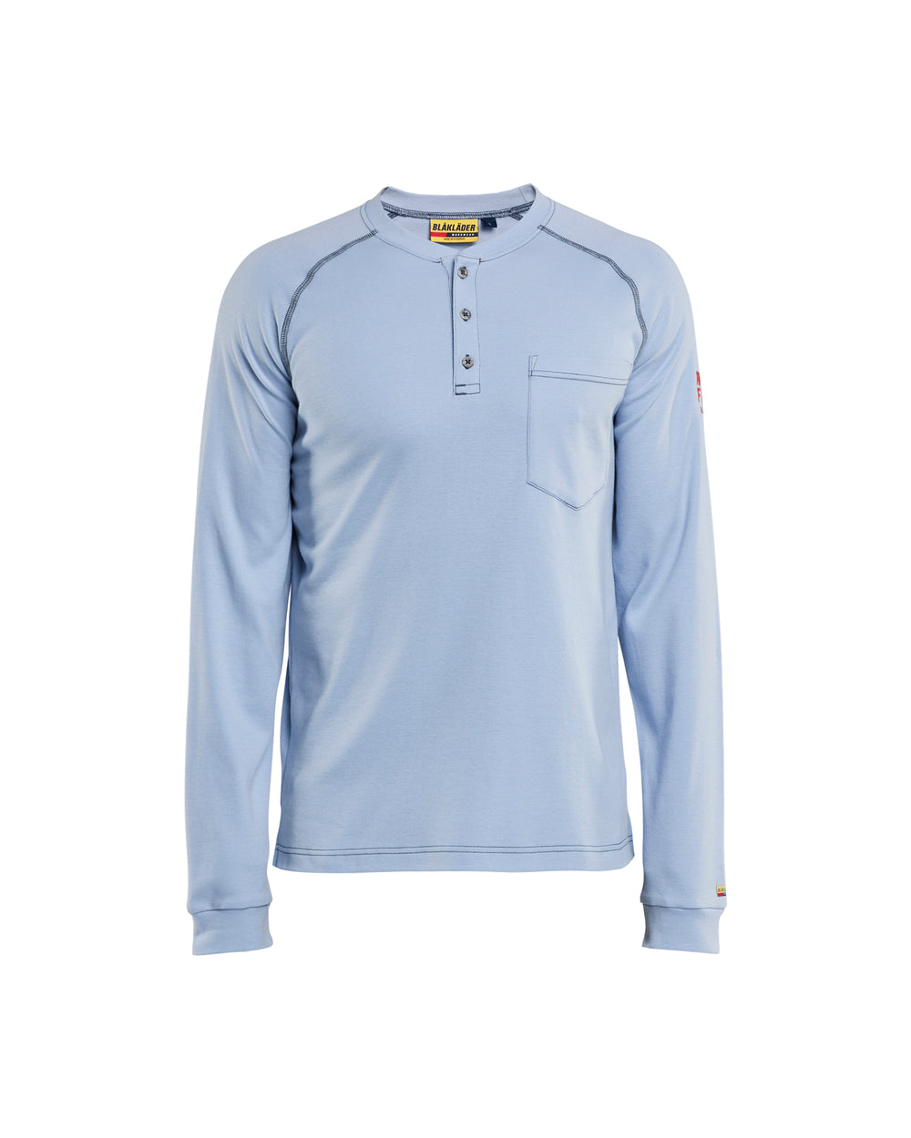Flame Resistant Henley - Light blue