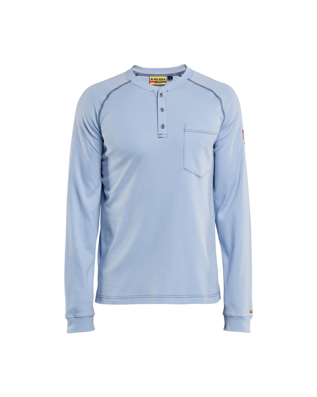 Flame Resistant Henley - Light blue