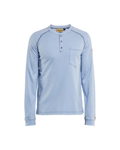 Flame Resistant Henley - Light blue