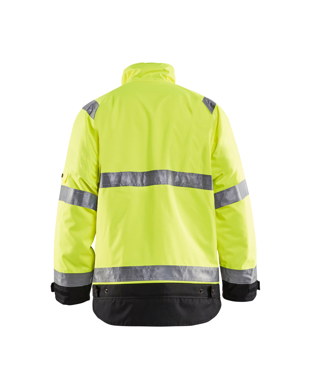 Hi-Vis WInter Bomber Jacket - Yellow Hi-viz/Black