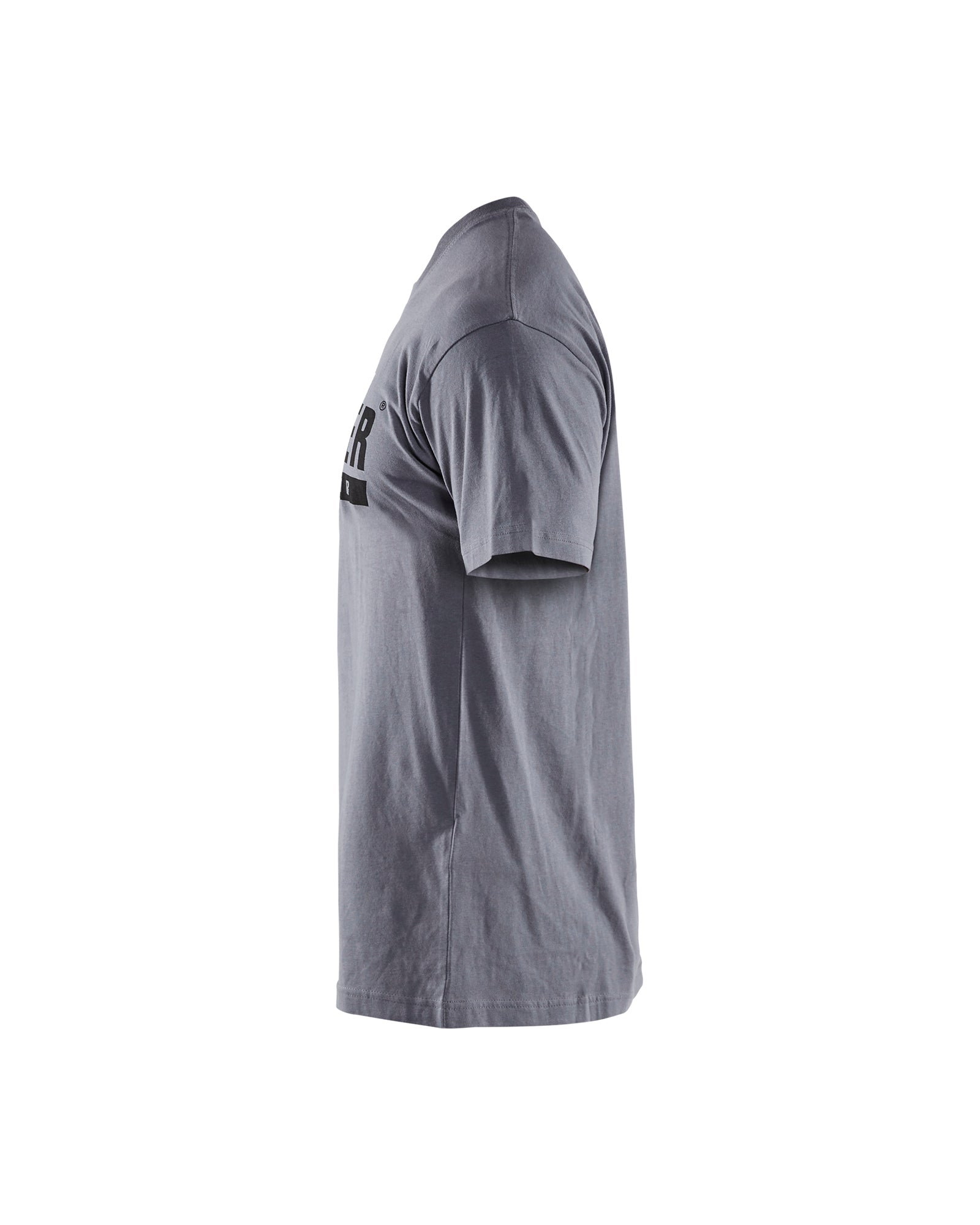 Short Sleeve Branded T-Shirt - Grey