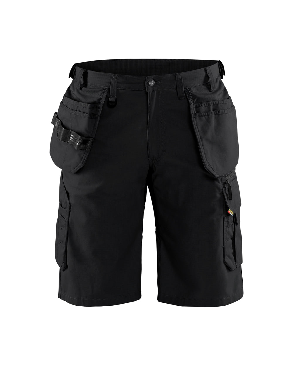 Ripstop Long Short With Utility Pockets - Black