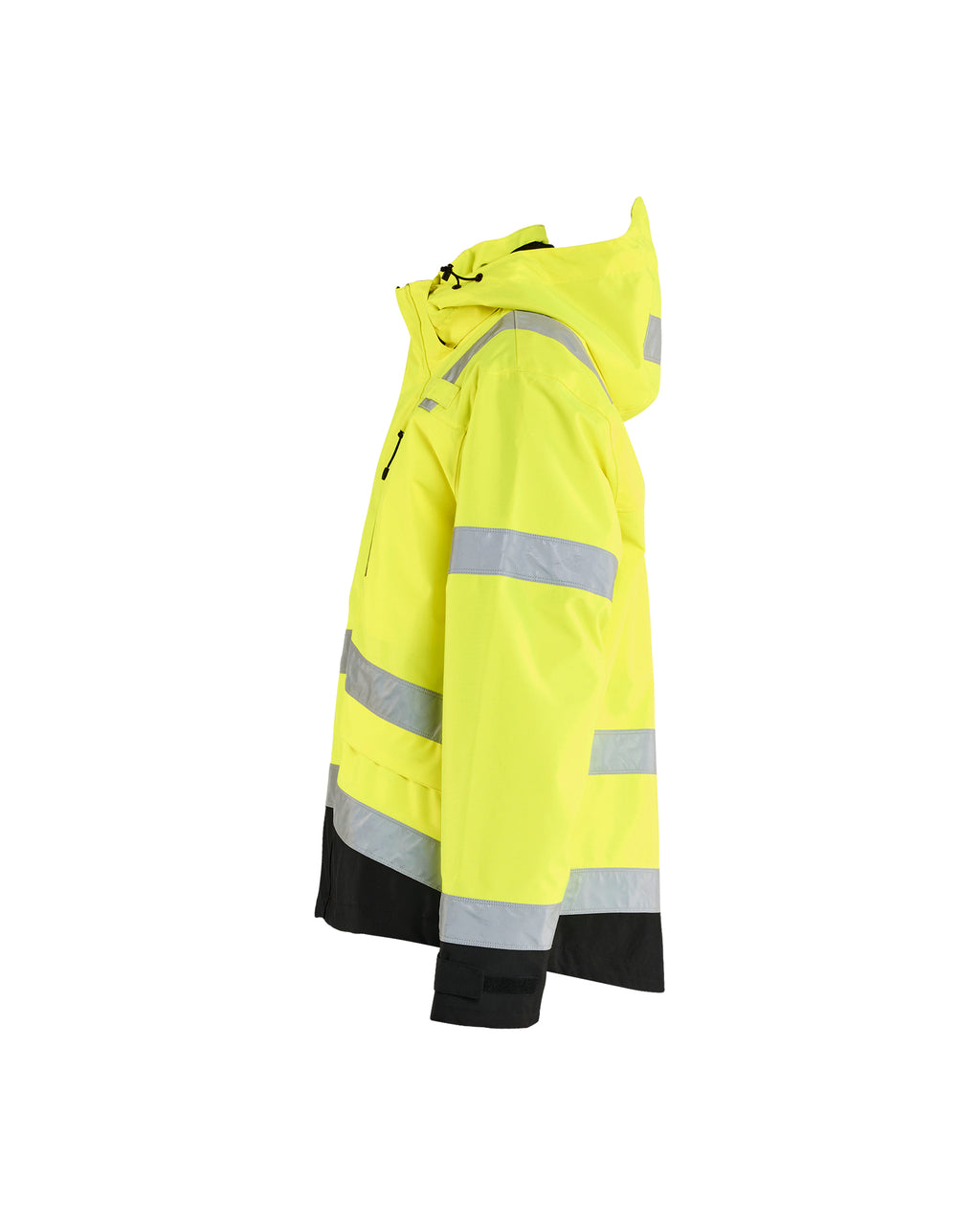 HI-VIS SHELL JACKET - Yellow Hi-viz/Black