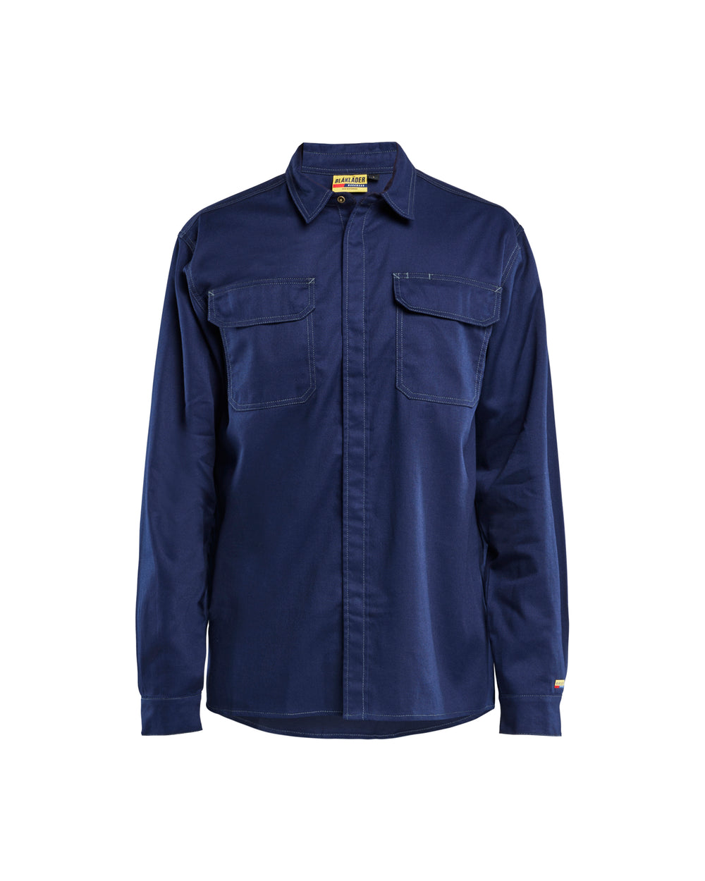 Flame Resistant Snap Button Shirt - Navy blue