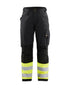 Women's Visibility Ripstop Pro Pants - Hi-Vis Yellow / Black