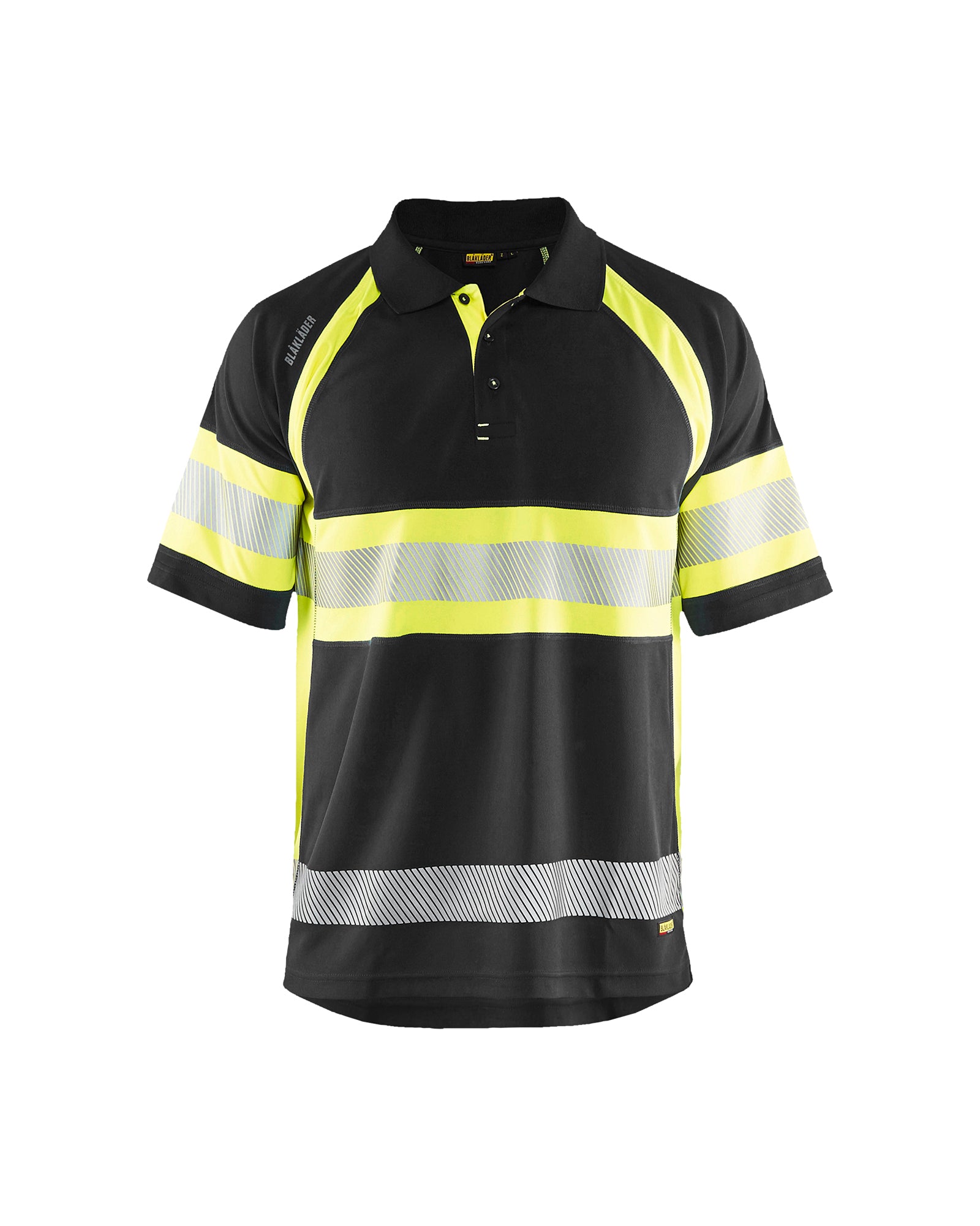 Visibility POLO - Black/Yellow Hi-viz