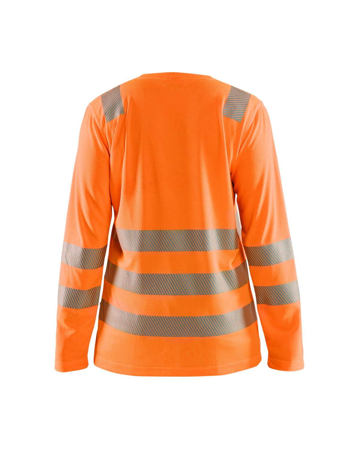Women's Hi-Vis Long Sleeve Pocket T-Shirt - Orange