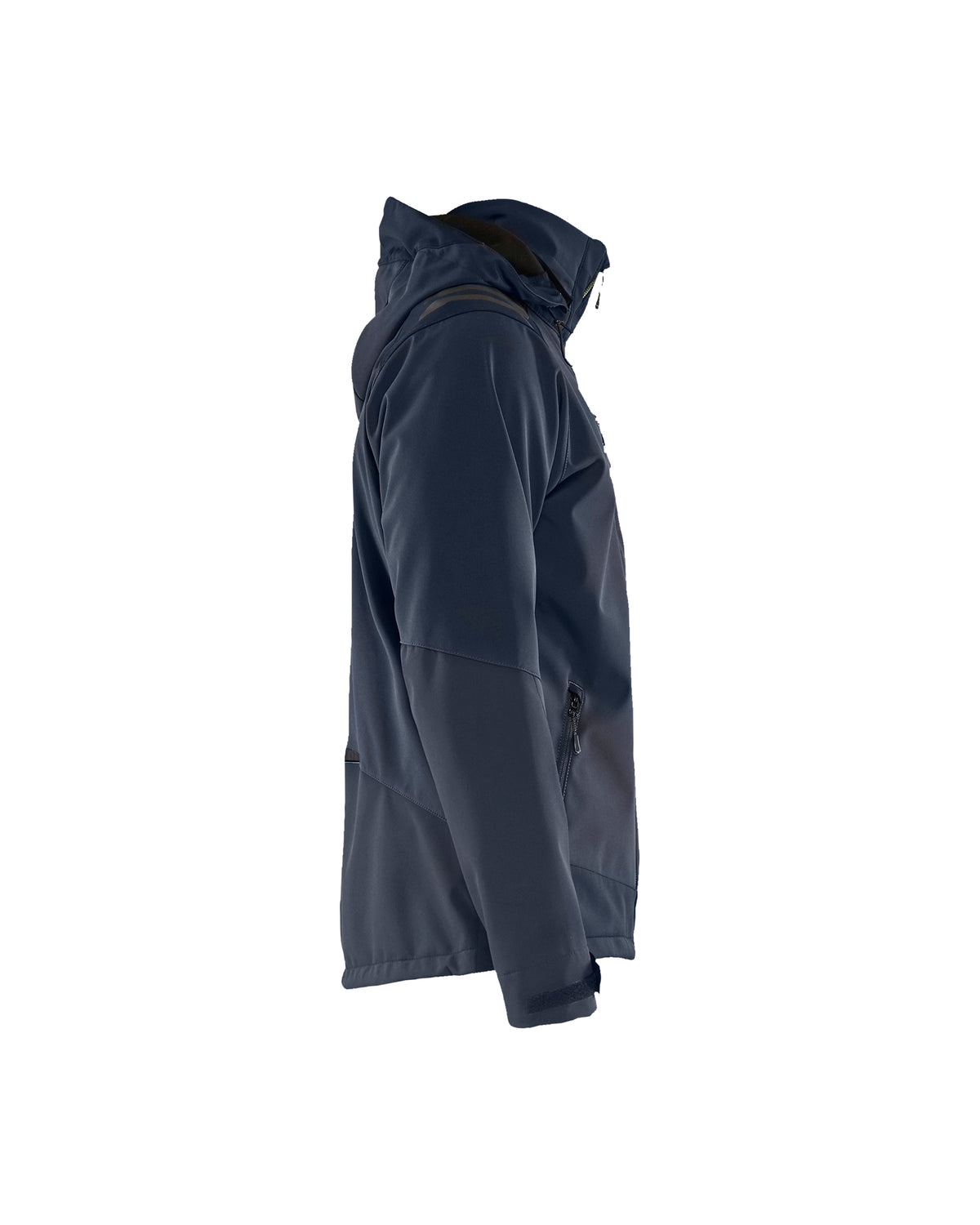 Stretch Softshell Jacket - Dark navy blue/Hi-vis yellow