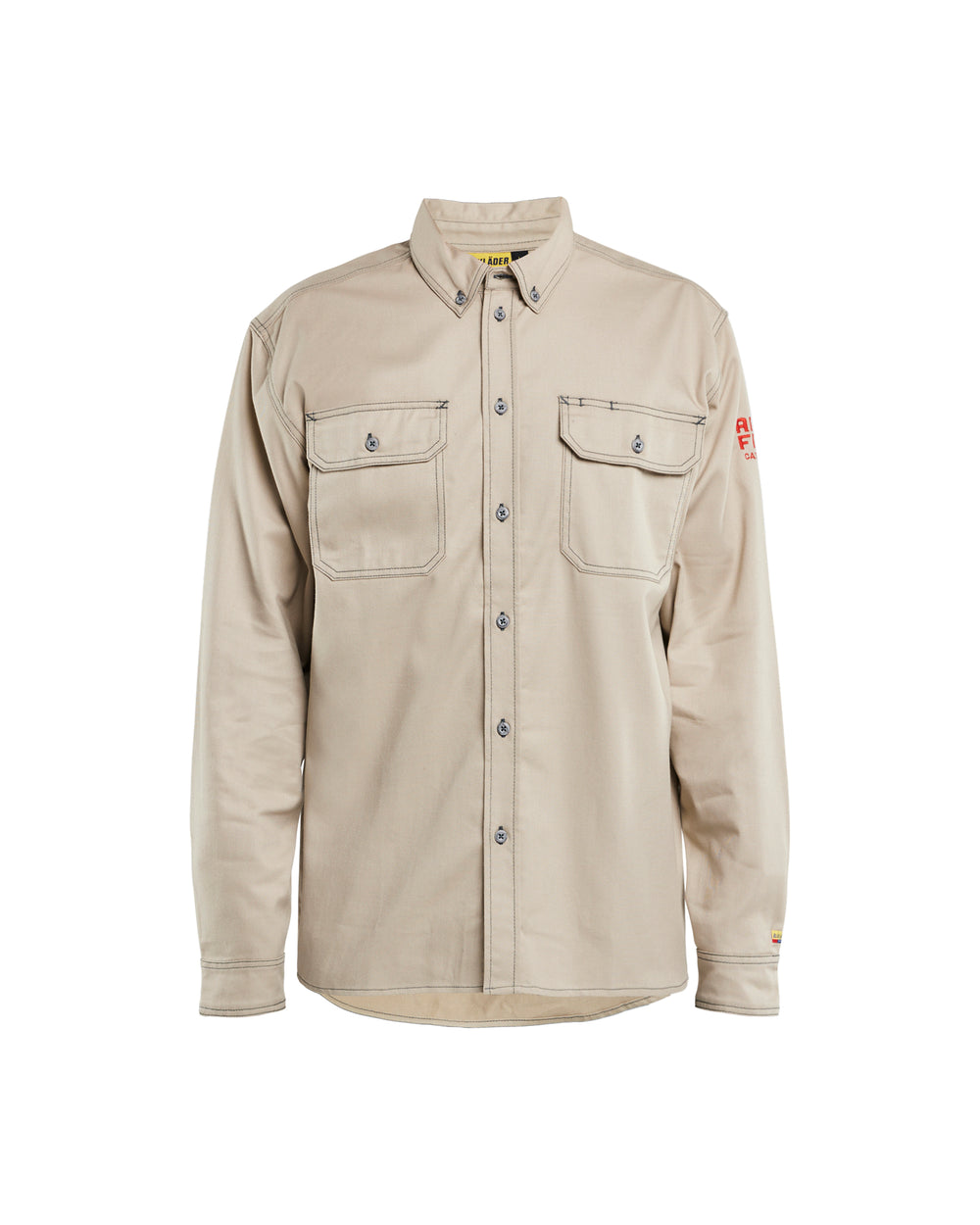 Flame Resistant Button-Up Shirt - Stone