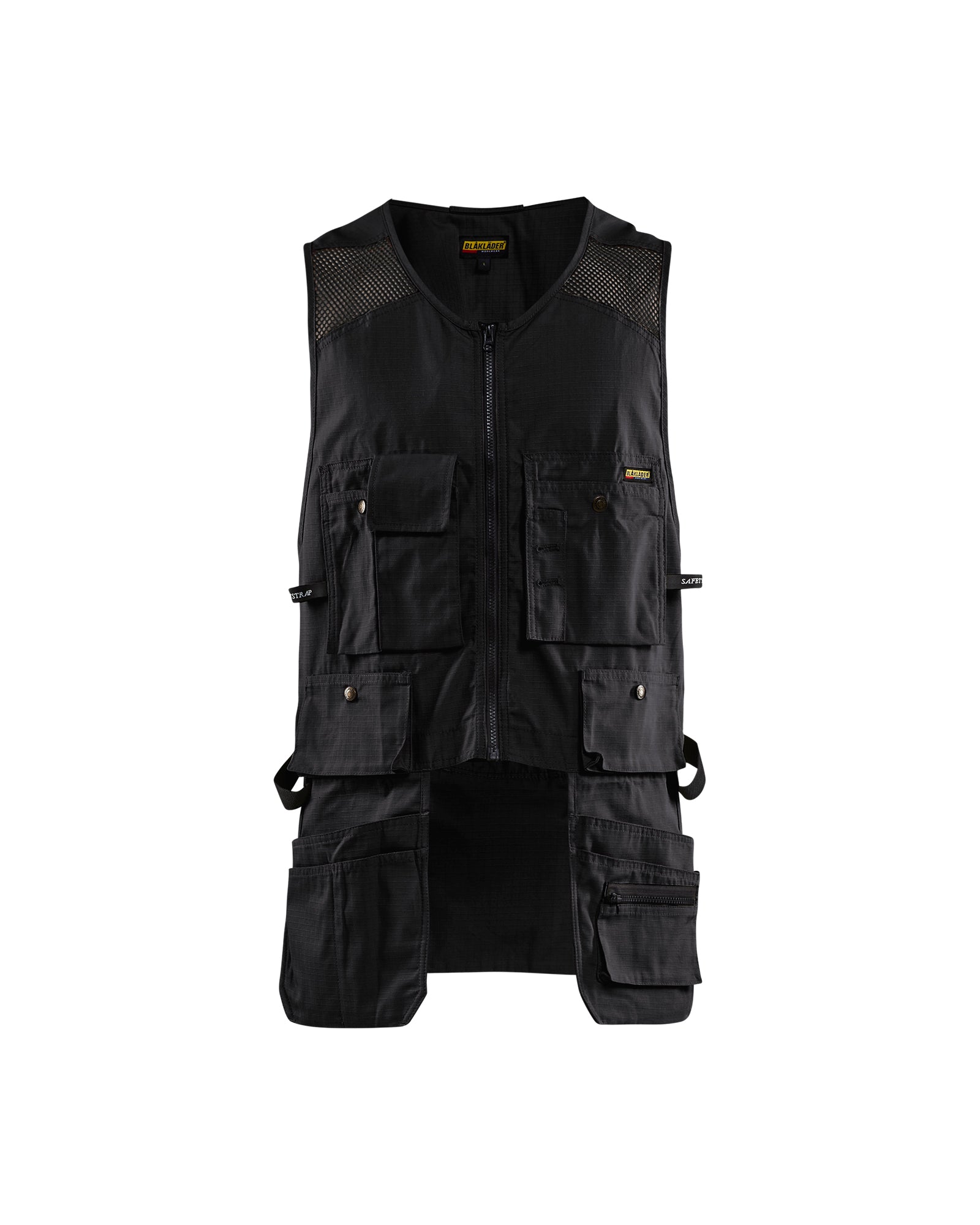 Ripstop Kangaroo Utility Vest - Black