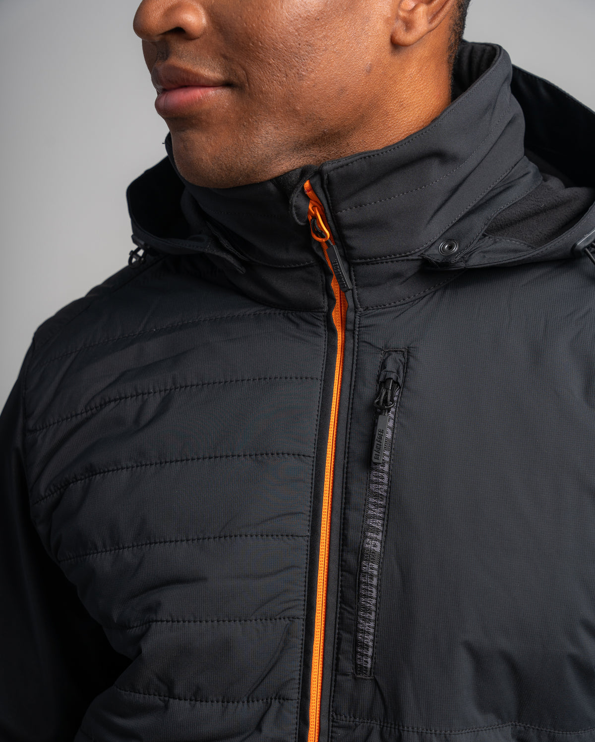 Tahoe Hybrid Jacket - Black/Orange