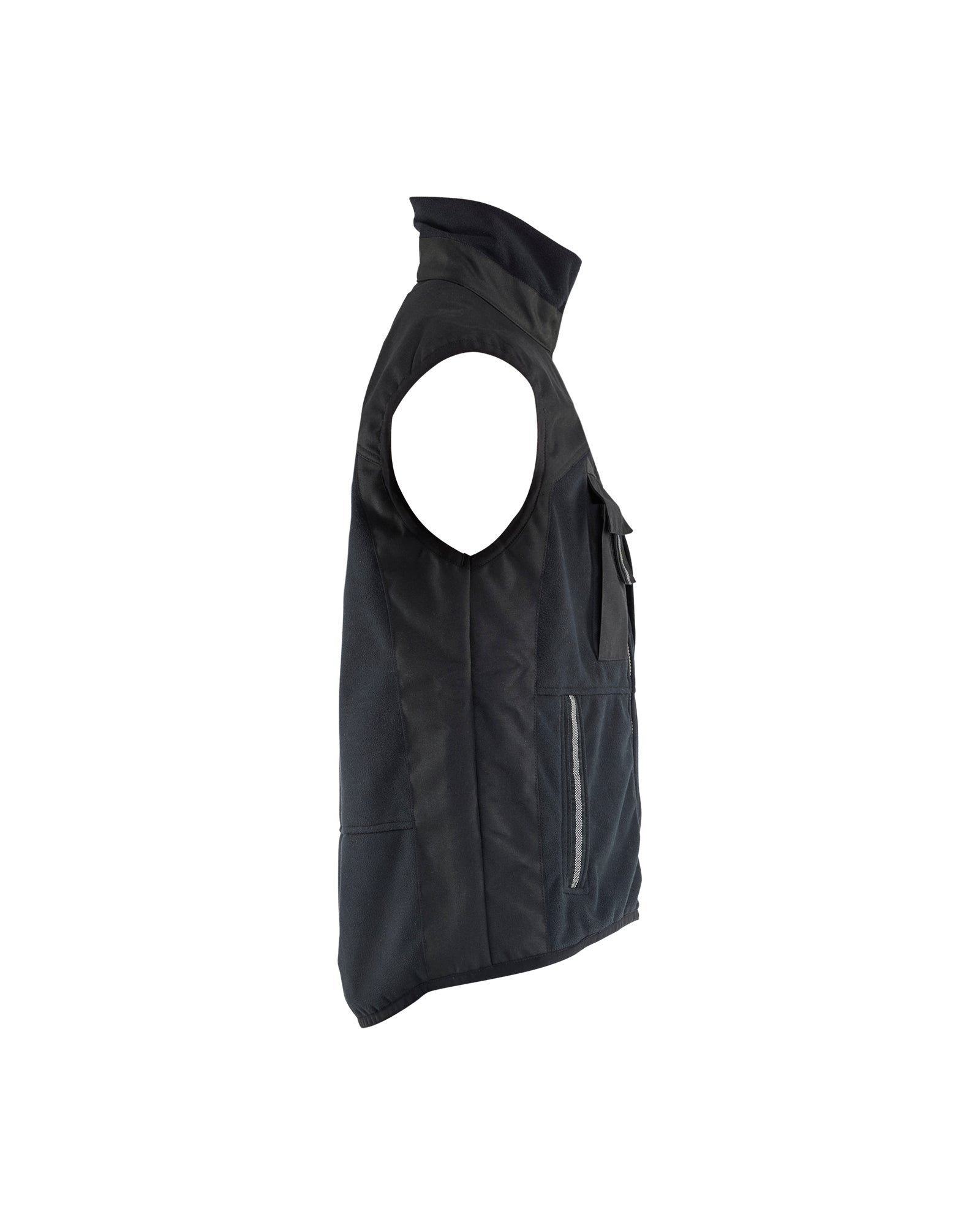 Two Fisted Fleece Vest - Black