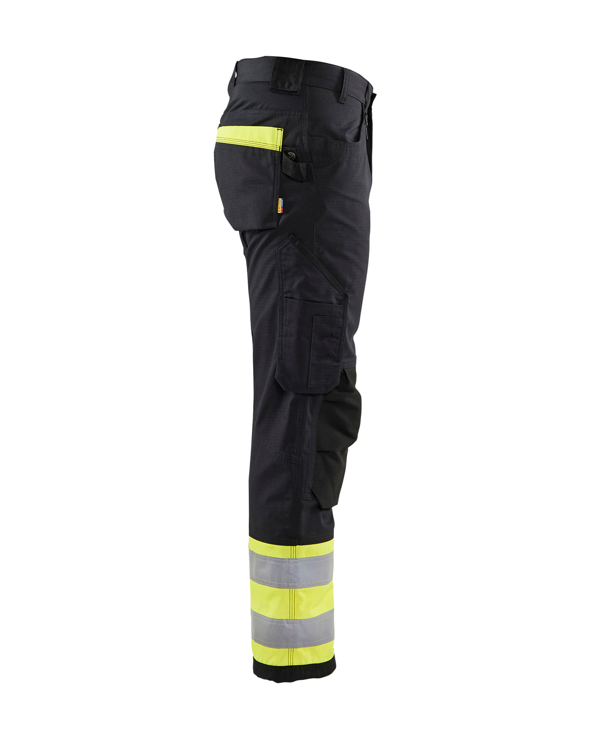 PANTALON HV ANTIDÉCHIRURE - Noir/Jaune
