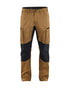 Service Pants with Stretch - Nougat/Black