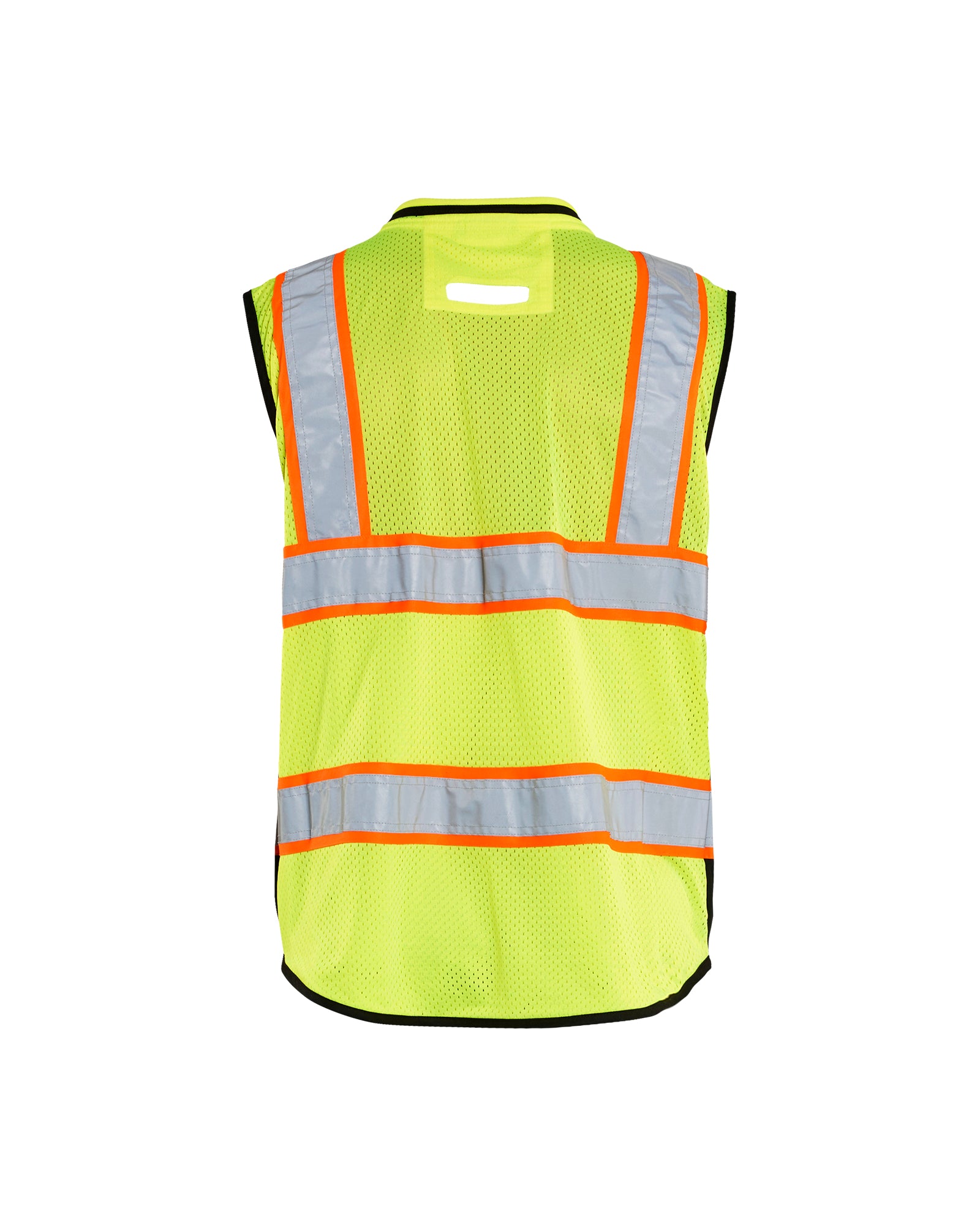 Hi-Vis Surveyor's Vest - Yellow Hi-viz/Black