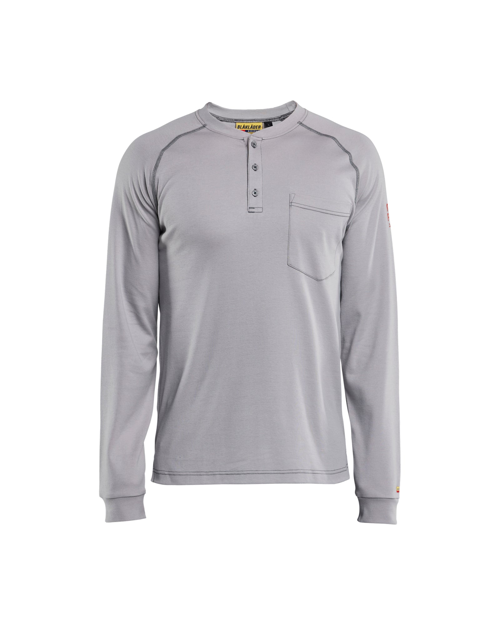 Flame Resistant Henley - Light grey