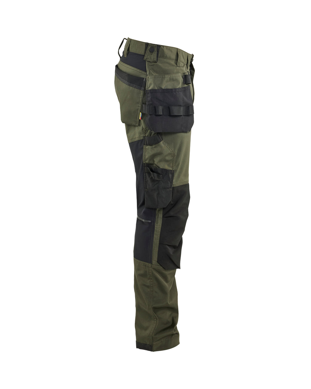 Craftsman trousers with stretch - Forest Night/Black