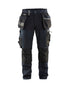 Craftsman trousers with stretch - Dark navy/Black