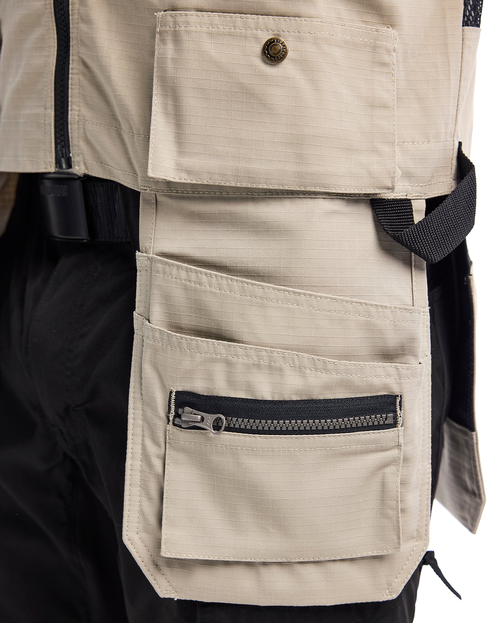 Ripstop Kangaroo Mesh Vest - Stone