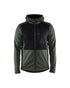 Hooded Tech Jacket - Autumn green/Black