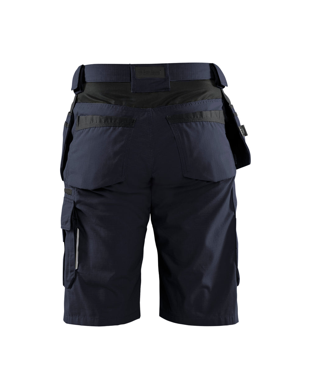 Ripstop Long Short With Utility Pockets - Dark navy blue