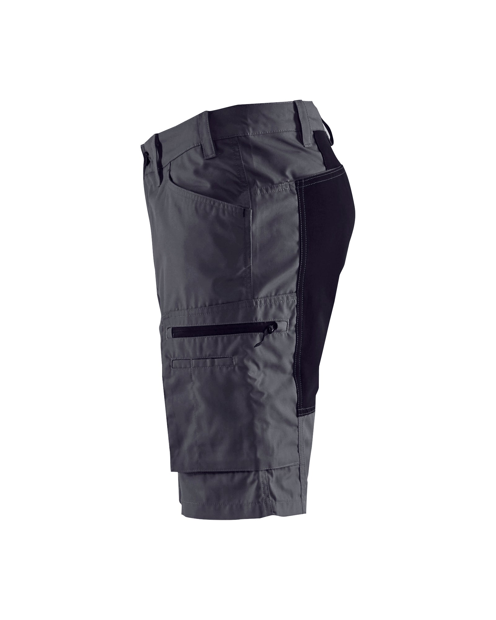 Service Shorts With Stretch - Grey/Black