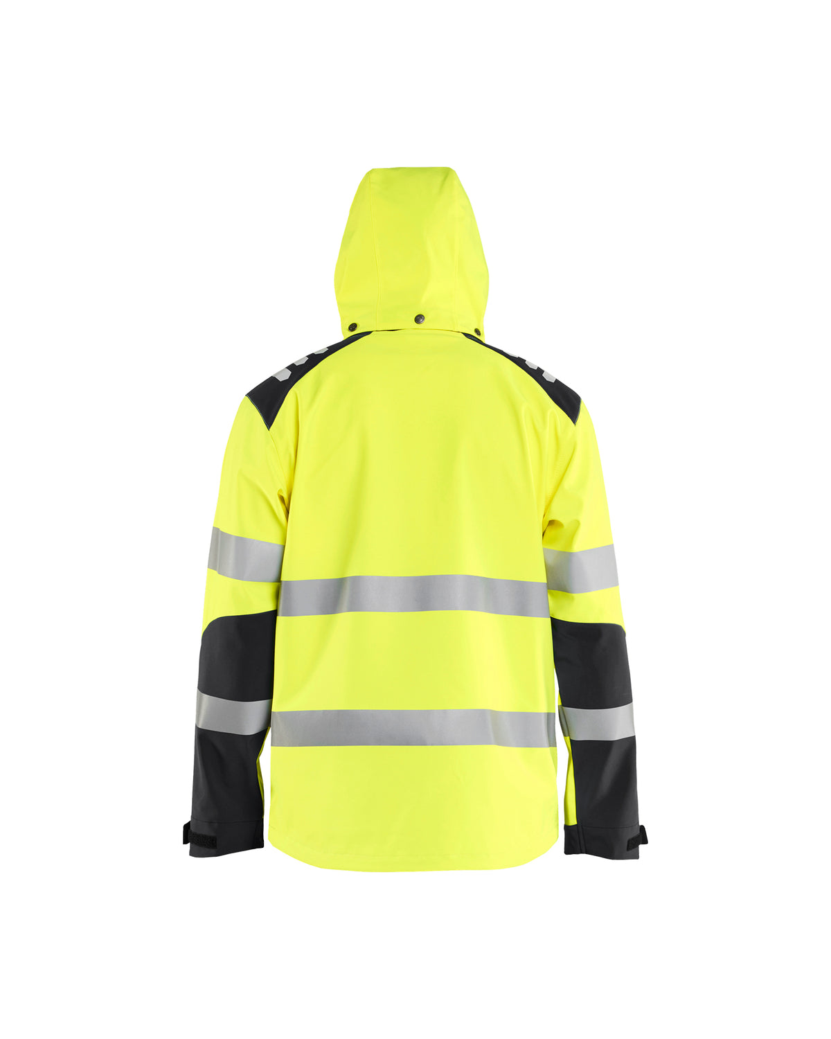 Hi-Vis Softshell Jacket - Yellow Hi-viz/Black