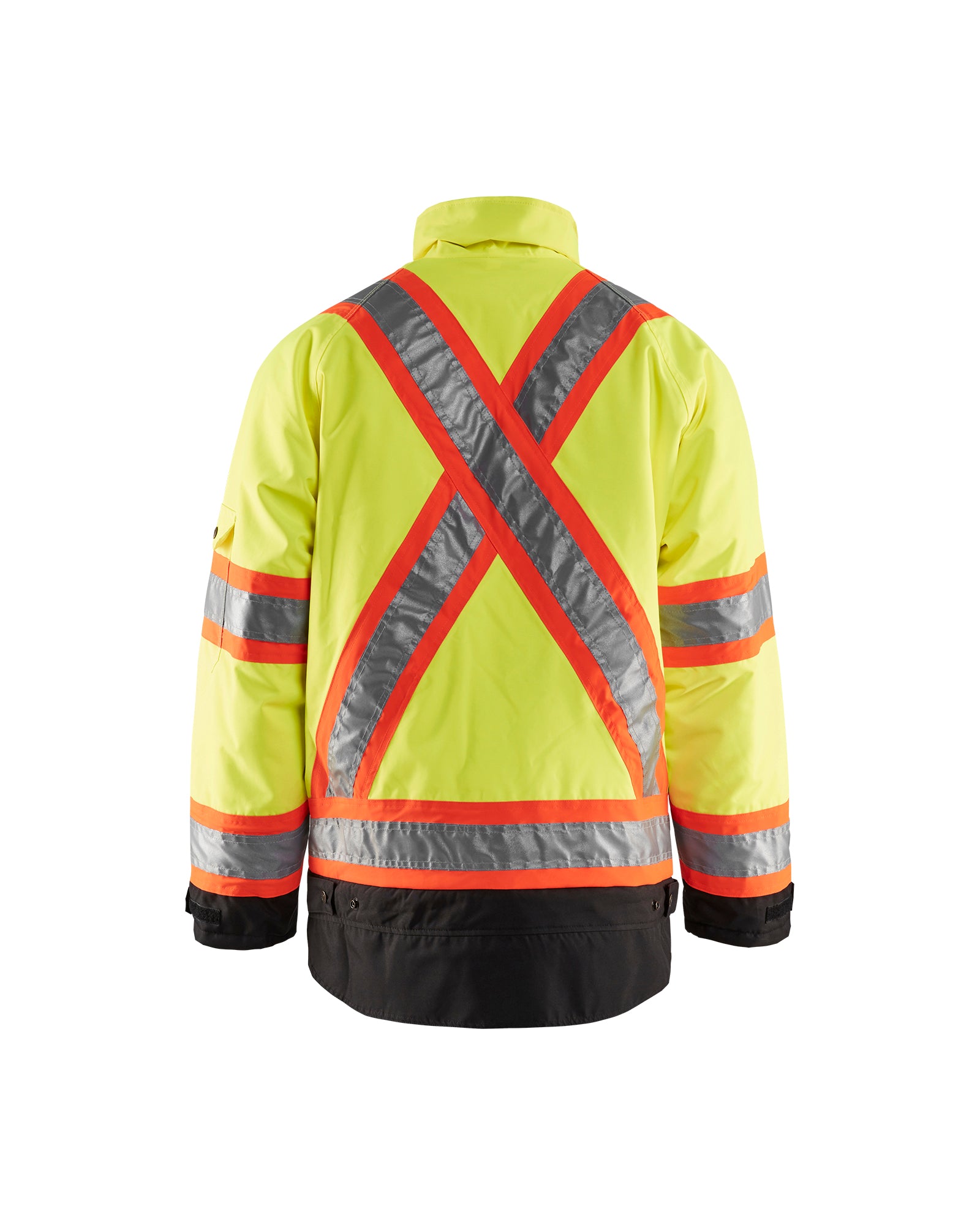 Hi-Vis Winter CSA Bomber Jacket - Yellow Hi-viz/Black
