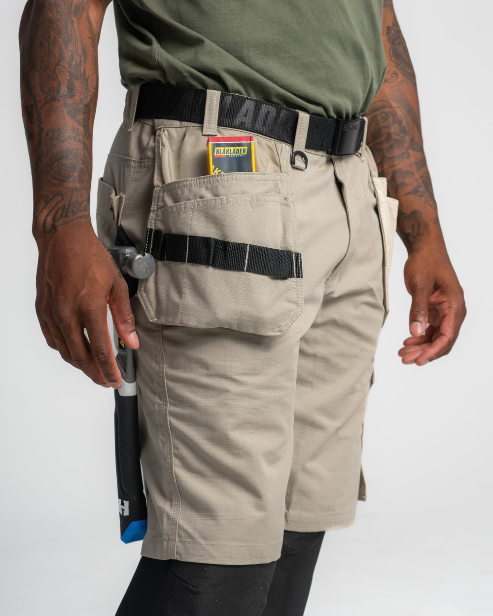 Ripstop Shorts - With Utility Pockets - Stone