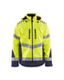 Hi-Vis Air Mesh Jacket - Yellow Hi-viz/Navy blue