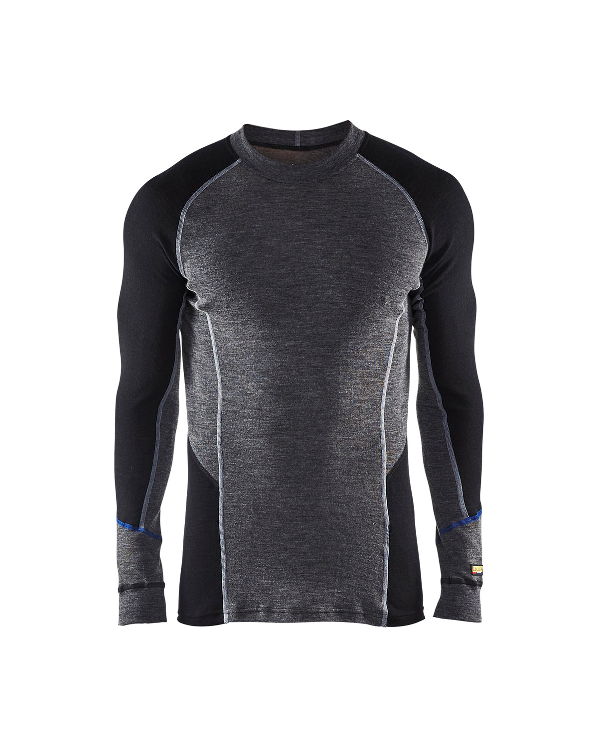 Warm Base Layer Top - Grey/Black