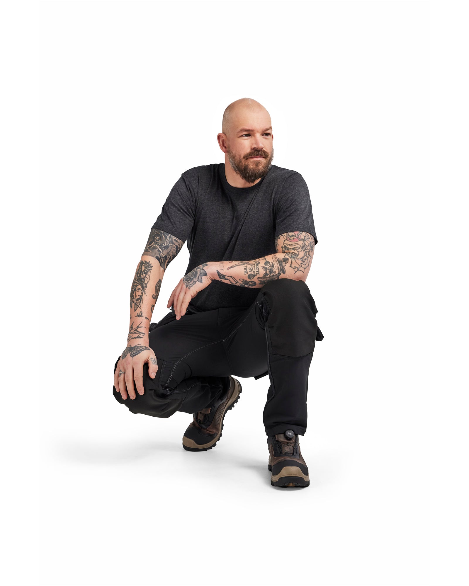 Craftsman trousers 4-way stretch X1900 - Black